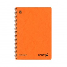 Τετράδιο Β5 Σπιράλ 2 Θεμάτων 60 Φύλλων Graphix 25x17cm