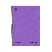 Τετράδιο Β5 Σπιράλ 2 Θεμάτων 60 Φύλλων Graphix 25x17cm