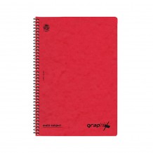 Τετράδιο Β5 Σπιράλ 2 Θεμάτων 60 Φύλλων Graphix 25x17cm