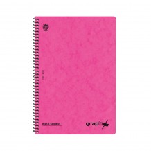 Τετράδιο Β5 Σπιράλ 2 Θεμάτων 60 Φύλλων Graphix 25x17cm