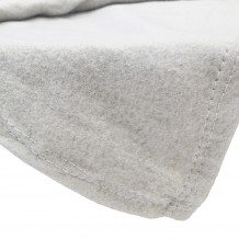 Ριχτάρι Πολυθρόνας Fleece Γκρι 130x170cm