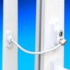 Κλειδαριά Ασφαλείας Παραθύρου με Καλώδιο SGS 1378 2