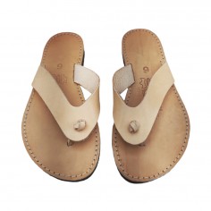 Σανδάλια Γυναικεία Δερμάτινα με Διχάλα Kouros Leather 0019 2