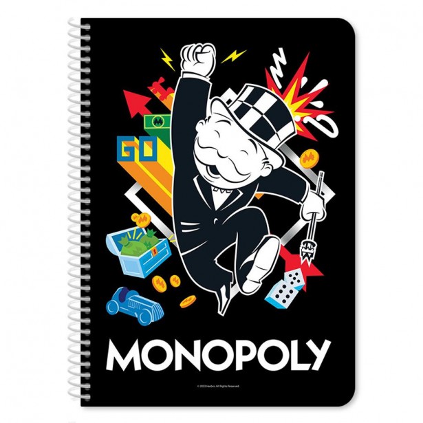 Τετράδιο Β5 Σπιράλ 2 Θεμάτων 60 Φύλλων Monopoly...