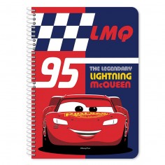 Τετράδιο Β5 Σπιράλ 2 Θεμάτων 60 Φύλλων Cars 25x17cm 2