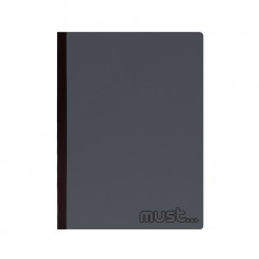Τετράδιο Β5 2 Θεμάτων 64 Φύλλων Μονόχρωμο Folded Must 25x17cm 2