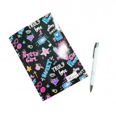 Σετ 2τμχ Σημειωματάριο & Στυλό Power Girl 2