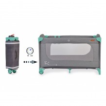 Παρκοκρέβατο Φορητό 1 Επιπέδου Skyglow Mint Cangaroo