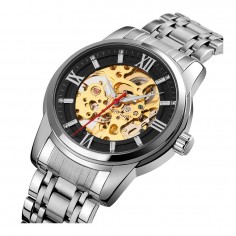 Ρολόι Χειρός Αυτόματο Skmei 9222SIΒΚ 2