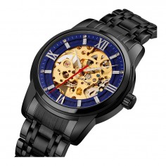 Ρολόι Χειρός Αυτόματο Skmei 9222SIΒΚ 2