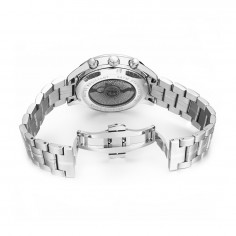 Ρολόι Χειρός Αυτόματο Ασημί - Χρυσό Guanqin GJ16100 2