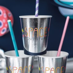Σετ 6τμχ Ποτήρια Χάρτινα για Πάρτυ Space Adventure 2