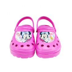 Παντόφλες Καλοκαιρινές Τύπου Crocs για Κορίτσια Minnie Mouse Φούξια Arditex 2