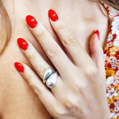 Δαχτυλίδι Επάργυρο με Bold Άκρες 2