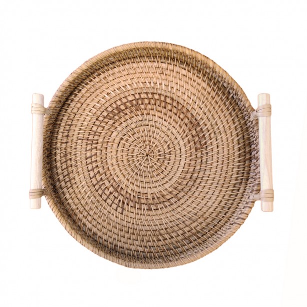 Δίσκος Rattan Διακοσμητικός 28cm