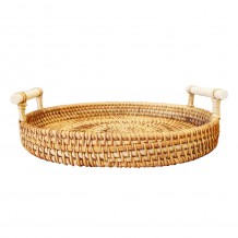 Δίσκος Rattan Διακοσμητικός 28cm