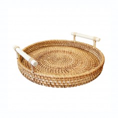 Δίσκος Rattan Διακοσμητικός 24cm