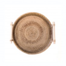 Δίσκος Rattan Διακοσμητικός 24cm