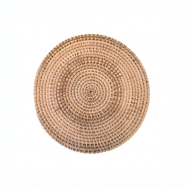 Δίσκος Rattan Διακοσμητικός 24cm