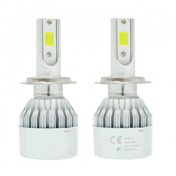 Σετ 2τμχ Λάμπες Αυτοκινήτου LED H7 Headlight C6...