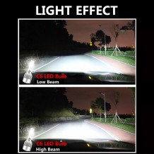 Σετ 2τμχ Λάμπες Αυτοκινήτου LED H7 Headlight C6 2x36W
