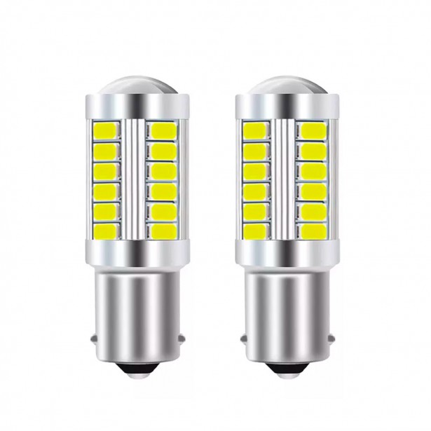 Σετ 2τμχ Λάμπες LED 33SMD BA15S 1156 51mm