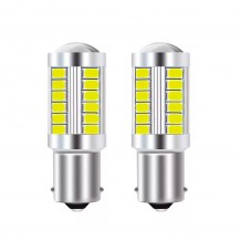 Σετ 2τμχ Λάμπες Canbus LED 33SMD BA15S 1156 51mm