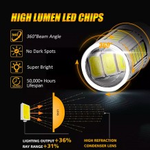 Σετ 2τμχ Λάμπες Canbus LED 33SMD BA15S 1156 51mm