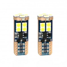 Σετ 2τμχ Λάμπες Αυτοκινήτου LED Τ10 12SMD 3030 29mm 2