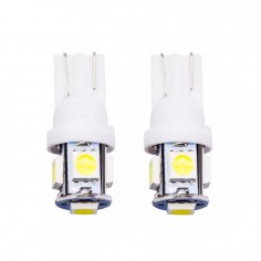 Σετ 2τμχ Λάμπες Αυτοκινήτου LED Τ10 5SMD 5050 29mm 2