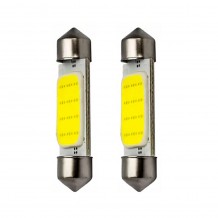 Σετ 2τμχ Λάμπες Αυτοκινήτου LED 12SMD C5W C10 COB 41mm