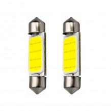 Σετ 2τμχ Λάμπες Αυτοκινήτου LED 12SMD C5W C10 COB 39mm