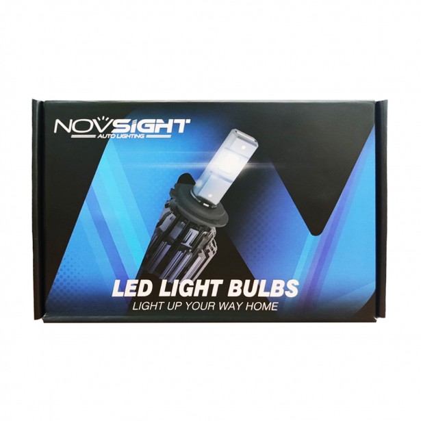 Σετ 2τμχ Λάμπες Αυτοκινήτου LED H4 Headlight Novsight 2x35W