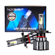 Σετ 2τμχ Λάμπες Αυτοκινήτου LED H4 Headlight Novsight 2x35W