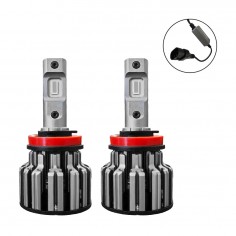 Σετ 2τμχ Λάμπες Αυτοκινήτου LED H11 Headlight Novsight 2x35W 2