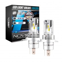 Σετ 2τμχ Λάμπες Αυτοκινήτου LED H4 Headlight Novsight 2x27,5W