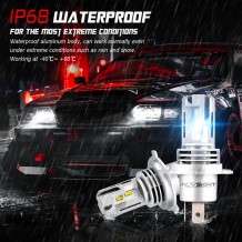 Σετ 2τμχ Λάμπες Αυτοκινήτου LED H4 Headlight Novsight 2x27,5W