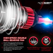 Σετ 2τμχ Λάμπες Αυτοκινήτου LED H1 Headlight Novsight 2x30W