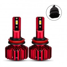 Σετ 2τμχ Λάμπες Αυτοκινήτου LED H11 Headlight Novsight 2x30W 2
