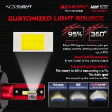 Σετ 2τμχ Λάμπες Αυτοκινήτου LED H11 Headlight Novsight 2x30W