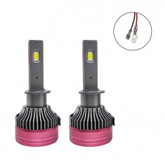 Σετ 2τμχ Λάμπες Αυτοκινήτου LED H1 Headlight 85W 2