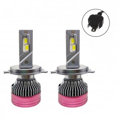 Σετ 2τμχ Λάμπες Αυτοκινήτου LED H4 Headlight 85W 2