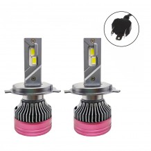 Σετ 2τμχ Λάμπες Αυτοκινήτου LED H4 Headlight 85W