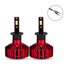 Σετ 2τμχ Λάμπες Αυτοκινήτου LED H3 Headlight Novsight 2x30W 2