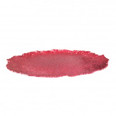 Πιατέλα Διακοσμητική Χριστουγεννιάτικη Κόκκινη 33cm 2