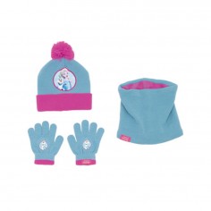 Σετ 3τμχ Σκουφάκι Pom Pom με Γάντια & Περιλαίμιο Frozen Disney Arditex WD14726 2