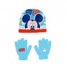 Σετ 2τμχ Σκουφάκι με Γάντια Mickey Mouse Disney Arditex WD14754 2