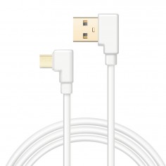 Καλώδιο Φόρτισης & Μεταφοράς Δεδομένων USB - Micro USB Λευκό Extrastar 2m 2