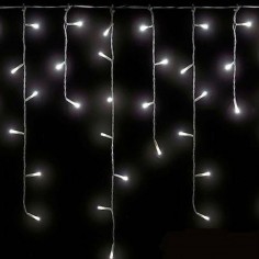Λαμπάκια Βροχή 144 Ψυχρό Λευκό Led με Πρόγραμμα Eurolamp 600-11354 6W 2