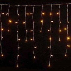 Λαμπάκια Βροχή 144 Θερμό Λευκό Led με Φλας Eurolamp 600-11364 6W 2